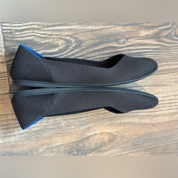 ROTHYS ROTHY’S KNIT BALLET FLAT BLACK ROUND TOE SIZE 11 - Picture 4 of 8
